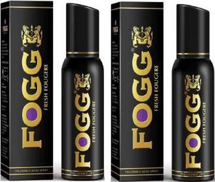 FOGG Fresh Fougere Deodorant Spray pack of 2 Perfume  -  120 ml