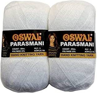 JEFFY Oswal parasmani Wool Hand Knitting Soft Fingering 200 Gram Shade no-24