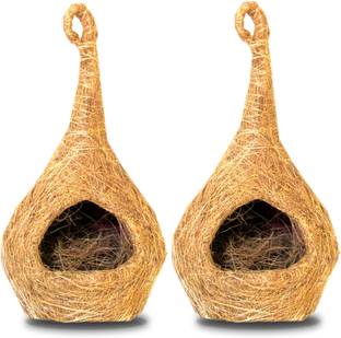 GO7 TENT SHAPE BIRD NEST BIRD HOUSE 2 PICE Bird House