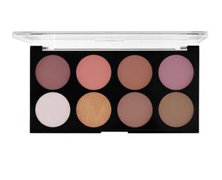MARS Fantasy Palette Matte Pigmented Blusher with Highlighter and Bronzer
