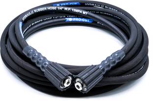 JPT Pressure Washer Hose Pipe 8 Meter Upto 2500 PSI Black Molded FOR STARQ,REQTECH Pressure Washer