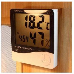 GVJ TRADERS HTC-1 Room Thermometer with Humidity Incubator Meter and Accurate Temperature All-in-One Digital Moisture Measurer