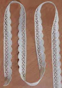 Mezin Cotton Pankha Krossiya Lace Border for Dress, Kurtis, Dupatta and Decorations Lace Saree Falls