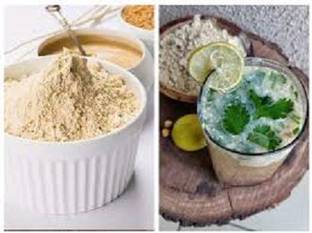 okhli musal brand Pure & Tasty Refined Fibrous Sattu with 100% Jute Bag 230g