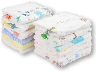 Mom's Home Baby Muslin Multicolor Cloth Napkins