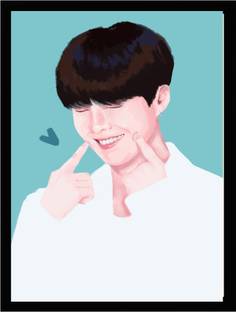 Mmory Seventeen Joshua Dome Tour Japan Painting Digital Reprint 12 inch x 9 inch Painting