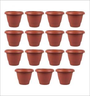 KIRTI Pack Of 15 (8 inches gamla) (Pots) For Home Decorative Plant Container Set Plant Container Set