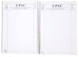 Pramesh UPSC Mains Answer Writing Sheet [300 Pages ] [1 Booklet] Spiral Bound