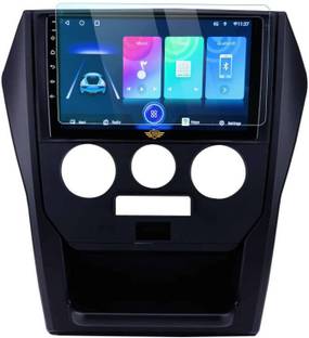 अतीन टेम्पर्ड ग्लास गार्ड 9" inch Nano Tempered Glass /Touch Screen Navigation Car Transparent Display /Screen Protector Display Monitor Glass for Mahindra Scorpio Manual AC Double DIN Car Android Music System[For After Market Car Stereo] के लिए