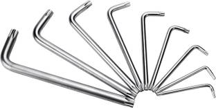SYGA 9Pcs Allen Hex Key Set for Bike Furniture Assembly Repair Household DIY & Craft एलन की सेट