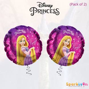 Sparkloon Printed Disney Princess Tangled Rapunzel 17" Round Foil Balloon