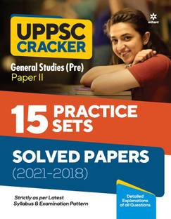 UPPSC General Studies Pre Paper 2 15 Practice Set & Solved Papers (2021-2018)