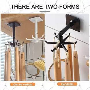 royal enterprise Rotating Hook 360 Degree for Wall Hanging Hook 6