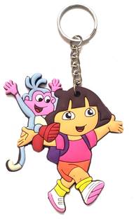 ShopTalk Dora And The Boots Rubber Key Chain