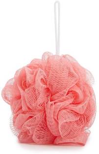 MK Life Bathing Round Loofah Bath Sponge Pouf Body Scrubber Exfoliator