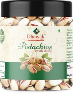 Dhawak Roasted & Salted Pistachio with Shell 250 gms |[Jar Pack] Pistachios