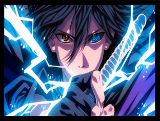 Mmory Naruto Anime Art Painting Digital Reprint 12 inch x 9 inch Painting