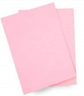 Eclet 40 pcs baby pink Color Sheets 170-220 GSM Copy Printing Papers/ double side coloured sheet A4 180 gsm Coloured Paper