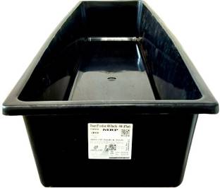 ADILAID Goat / Sheep Feeder 48 Inch - 4ft (Flat) Fiber Pet Bowl