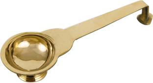 Spillbox Kapoor Burner Brass Arati Stand Camphor Dani Holder – Ledal-Karpoor-Stand Brass