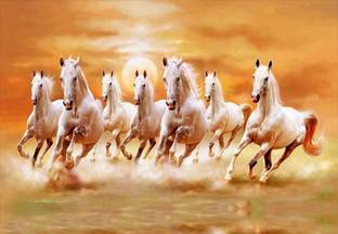 HORSE ASTROLOGY ODD NUMBER poster on LARGE PRINT 36X24 INCHES Photographic Paper
