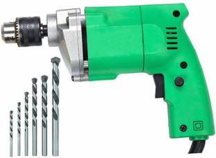 Al Hutaib 10mm 350W Heavy Duty Drill machine with 5pcs of bit set Pistol Grip Drill