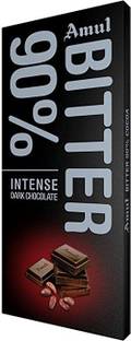 Amul BITTER 90% 150 GM (PACK OF 3) Bars
