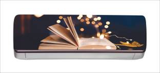 Aalam Designs 30 cm decorative beautiful book with dark background Self Adhesive Sticker