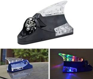 AutoBizarre Car Decorative Shark Fin Wind Powered Antenna Compatible with All Cars Whip Vehicle Antenna