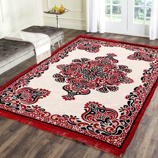 Zesture 5 ft  X 6 ft Cotton Polyester Blend Carpet
