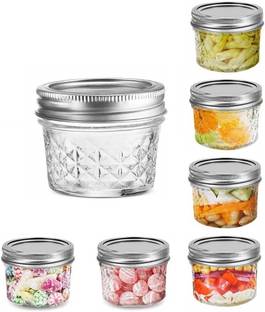 GRACIOUS MART Glass, Steel Utility Container  - 100 ml