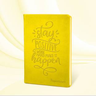 Paperkraft Designer Series with PU leather A5 Diary Unruled 192 Pages