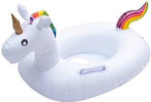 IRIS Unicorn Inflatable Pool Floats for Kids (Size 27") Inflatable Pool Accessory