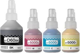 Good One Ink Compatible For Brother DCP-T220/T420/T520/T820/T920/T310/T510/T710 Black + Tri Color Combo Pack Ink Bottle