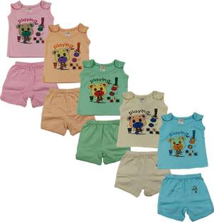 SVS Clothings Boys & Girls Casual Top Romper