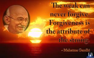 QUOTE MAHATMA GANDHI ON HI QUALITY LARGE PRINT 36X24 INCHES Photographic Paper