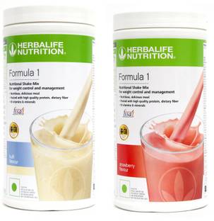 HERBALIFE FORMULA 1 KULFI & STRAWBERRY 2 PIECES Protein Shake
