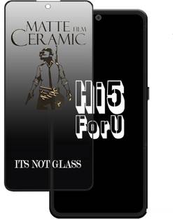 CaptainMobile Edge To Edge Tempered Glass for iQOO Z5 5G, iQOO Neo 6 5G, Redmi Note 12 Pro, Redmi Note 12 Pro Plus 5G, Poco F4 5G, Poco X4 Pro, iQOO Neo 6 SE 5G, iQOO 9 SE 5G, iQOO 7 5G, iQOO 7 Legend 5G, Poco F3, Poco F3 GT 5G, Poco X3, Poco X3 Pro, Redmi Note 11 Pro Plus 5G, Redmi Note 11 Pro Max, Redmi Note 10 Pro, Redmi Note 10 Pro Max, Redmi Note 9 Pro, Redmi Note 9 Pro Max, Poco M2 Pro, Mi 11i (5G), Mi 10i (5G), iQOO Neo 5, Xiaomi 11T Pro 5G, Mi 11X, Motorola Edge 20 Pro Matte Ceramic (Flexible) Best For Gaming And Durability (1 screen guard and 1 easy cleaning kit)