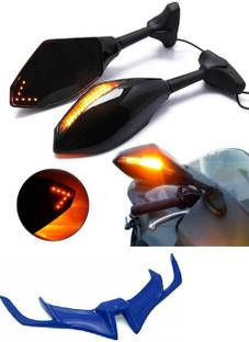 acube mart Manual Rear View Mirror For Universal For Bike Universal For Bike