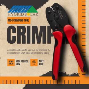 Hygridsolar MC4 Crimping Tool for Solar Panel Cables and Connectors - Crimp Solar Connectors Crimping Tool Wire Connector