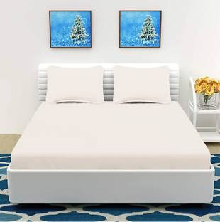 Osara Collection Microfiber Double Flat 220 TC Solid Bedsheet