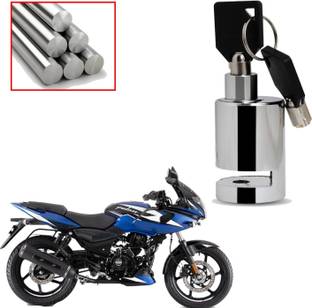 ZRIDE Heavy Duty Disc Brake Lock Anti-Theft Stainless Steel 7mm Pin Wheel Locking Bike Safety Mini Anti-Theft Safety Waterproof Resistant For Bajaj Pulsar 220F Disc Lock