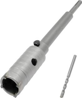 Inditrust 35mm SDS Plus Shank Hole Saw Cutter WITH 200mm rod Concrete Cement Stone