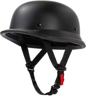 Nutech German Retro Style World War Inspired Half Helmet Motorbike Helmet