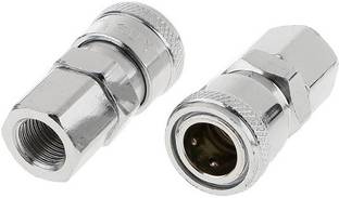 HOSEMART Pneumatic SF20 - Pack of 2 Quick Connector 1/4 BSP Air Line Fittings Coupler Hose Connector