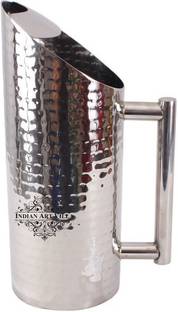इंडियन आर्ट विला Stainless Steel Jug / Pitcher In Cut Design For Serving Water Hotel & Restaurant पानी जग
