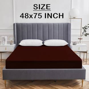 BUBLEE Elastic Strap Single Size Breathable, Stretchable, Waterproof Mattress Cover