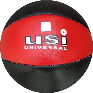usi Medicine Ball , 1Kg Leather Medicine Ball Low Bounce, Ideal for Home Exercises Medicine Ball