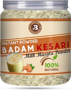 Brew Lab Badam Kesari Milk Masala With Real Almonds & Flavor of Kesar