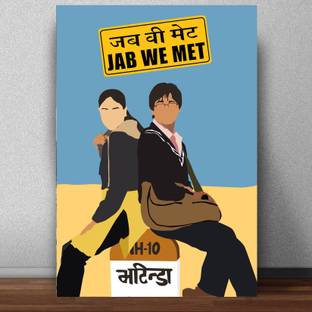 Jab We Met Poster for Room & Office Paper Print